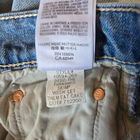 MOTHER Superior The Thrasher Skimp Jean Let Them Eat Cake - Picture 10 of 13